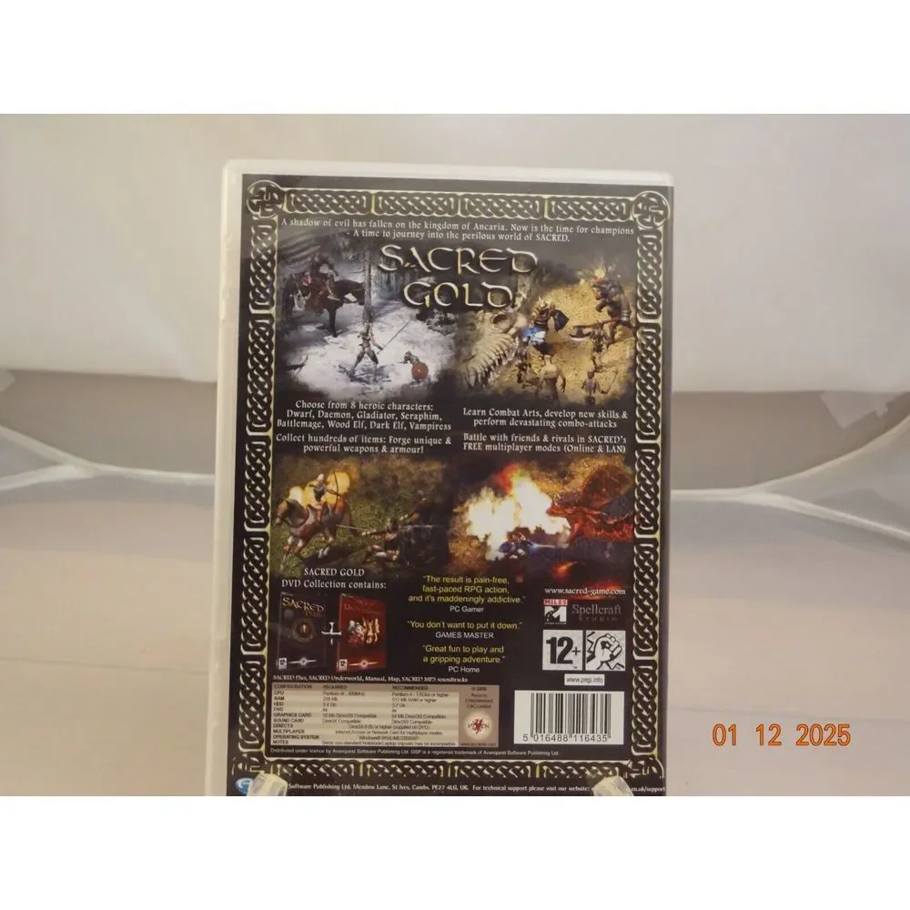Sacred Gold: The Complete Sacred DVD‎ Collection (PC DVD-ROM) RPG